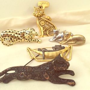 Brooches Lot of 5